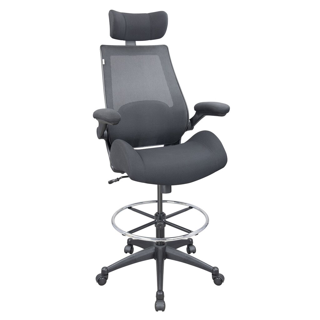 Biuro kėdė Home4You Miller, juoda kaina ir informacija | Biuro kėdės | pigu.lt