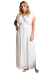 Suknelė moterims Karko LKK183281.5618, balta цена и информация | Платья | pigu.lt