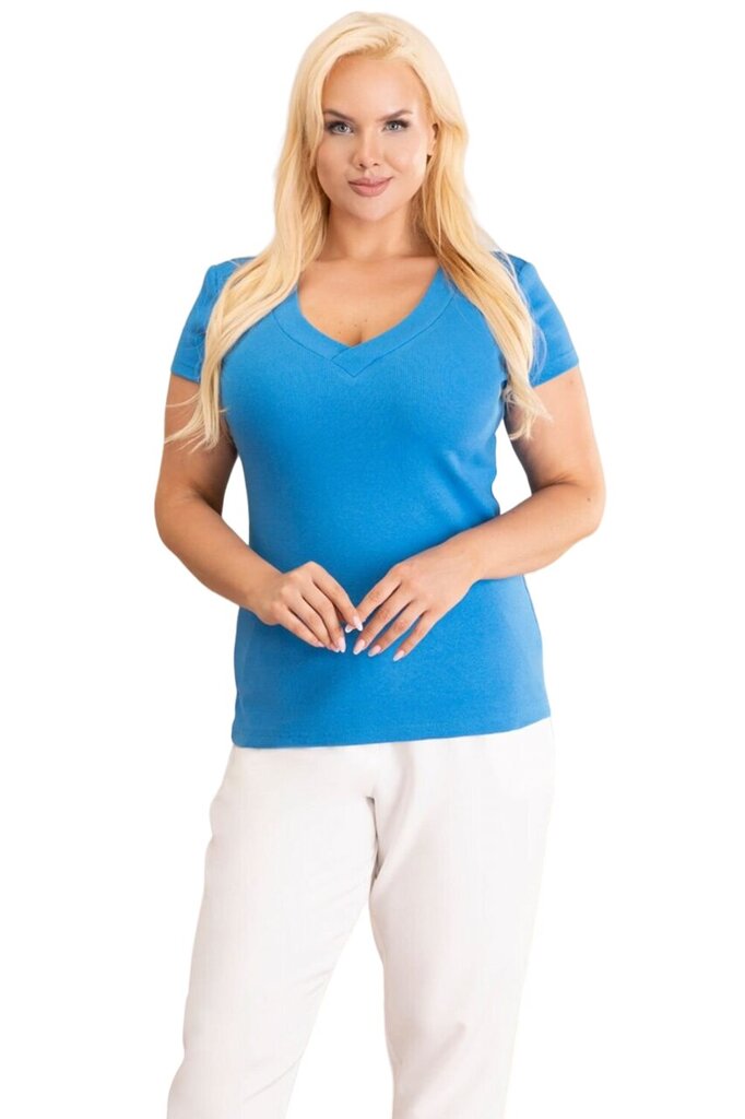 Palaidinė moterims Karko LKK182190.4791, mėlyna kaina ir informacija | Palaidinės, marškiniai moterims | pigu.lt