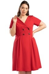 Suknelė moterims Karko LKK176574.5618, raudona kaina ir informacija | Suknelės | pigu.lt