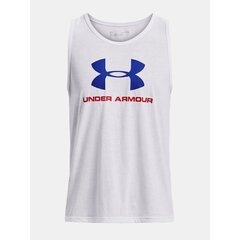 Under Armour marškinėliai vyrams SW1004042.1904, balti цена и информация | Мужские футболки | pigu.lt