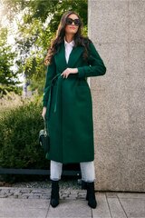 Paltas moterims Roco Fashion LKK1859812684, žalias kaina ir informacija | Paltai moterims | pigu.lt