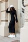 Suknelė moterims Roco Fashion Lkk185970.2677, juoda kaina ir informacija | Suknelės | pigu.lt