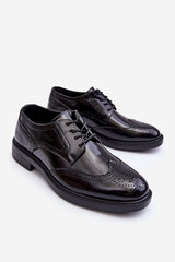 Klasikiniai batai vyrams Gustavo 26039-P, juodi цена и информация | Мужские ботинки | pigu.lt