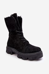 Auliniai batai moterims Frendo Bsb27836.2681, juodi kaina ir informacija | Aulinukai, ilgaauliai batai moterims | pigu.lt