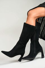 Ilgaauliai moterims Step In Style LKK1860302683, juodi kaina ir informacija | Aulinukai, ilgaauliai batai moterims | pigu.lt