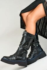 Ilgaauliai batai moterims Primo LKK186031, juodi kaina ir informacija | Aulinukai, ilgaauliai batai moterims | pigu.lt