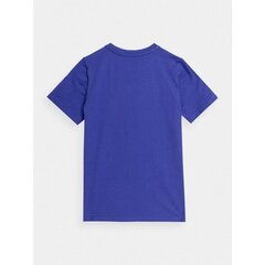 Marškinėliai vaikams 4F Jr sw1004563.6478, mėlyni kaina ir informacija | Marškinėliai berniukams | pigu.lt