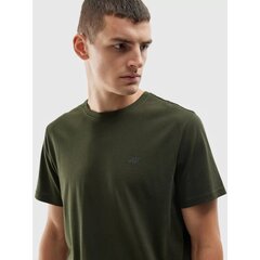 4F marškinėliai vyrams M 4FAW23TTSHM0951-43S, žali цена и информация | Мужские футболки | pigu.lt