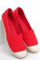 Espadrilės moterims Inello LKK163414.2679, raudonos цена и информация | Женские туфли | pigu.lt