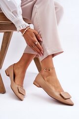 Bateliai moterims Step In Style LKK181055.2683, smėlio spalvos цена и информация | Женские туфли | pigu.lt
