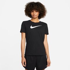 Marškinėliai moterims Nike FD2884-010, juodi цена и информация | Футболка женская Kinga, разноцветная | pigu.lt