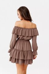 Suknelė moterims Roco Fashion LKK186114.2679, ruda цена и информация | Платья | pigu.lt