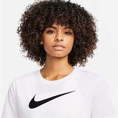 Marškinėliai moterims Nike FD2884-100, balti цена и информация | Футболка женская | pigu.lt