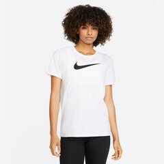 Marškinėliai moterims Nike FD2884-100, balti цена и информация | Футболка женская | pigu.lt