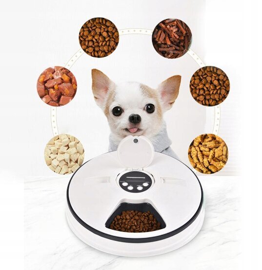 Sauso maisto dozatorius šunims ir katėms, automatinis kaina ir informacija | Dubenėliai, dėžės maistui | pigu.lt