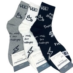 Мужские спортивные носки Kikiyasocks Корея, разные цвета, 3 шт. цена и информация | Мужские носки | pigu.lt