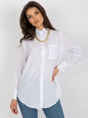 Marškiniai moterims FKRScfefa16da2234feeb64f6a4d87eb33bd, balti цена и информация | Женские блузки, рубашки | pigu.lt
