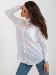 Marškiniai moterims FKRScfefa16da2234feeb64f6a4d87eb33bd, balti цена и информация | Женские блузки, рубашки | pigu.lt