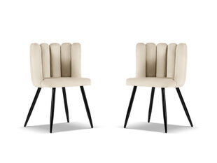 Комплект из 2-х стульев Cosmopolitan Design Evora, бежевый цена и информация | Стулья для кухни и столовой | pigu.lt