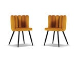 2-ių kėdžių komplektas Cosmopolitan Design Evora, oranžinis