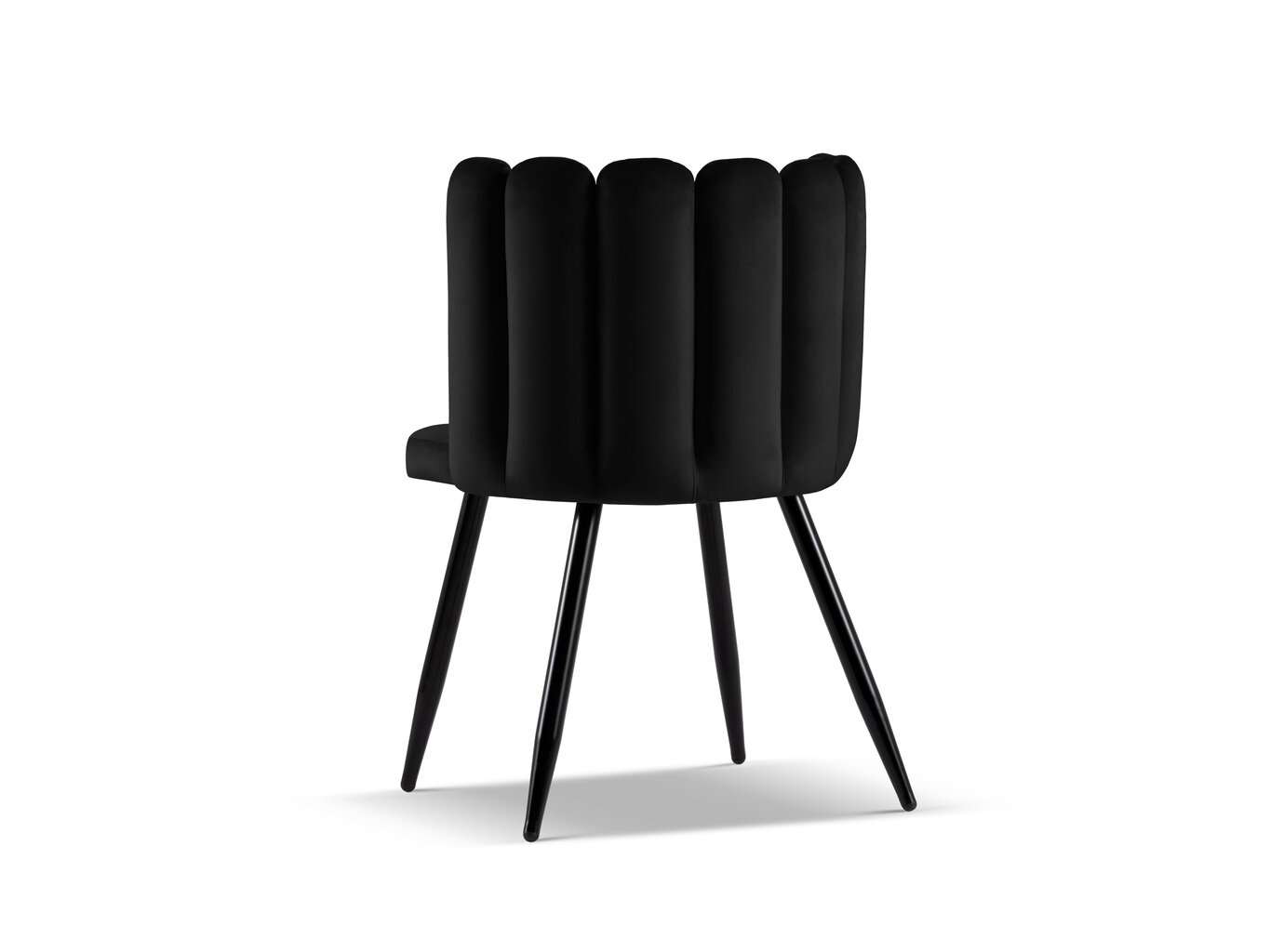 Kėdė Cosmopolitan Design Evora, juoda kaina ir informacija | Virtuvės ir valgomojo kėdės | pigu.lt