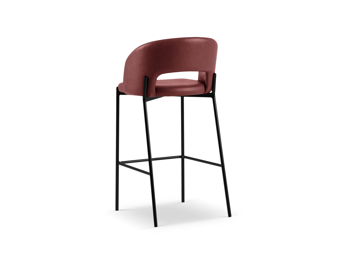 Baro kėdė Cosmopolitan Design Meda, raudona kaina ir informacija | Virtuvės ir valgomojo kėdės | pigu.lt