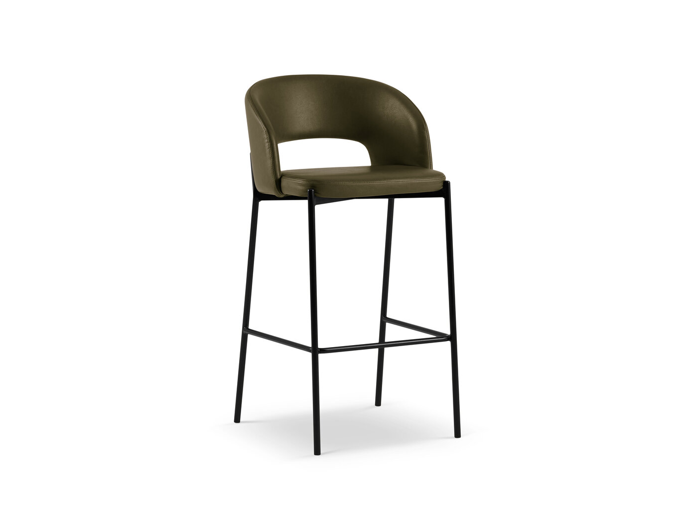 Baro kėdė Cosmopolitan Design Meda, žalia kaina ir informacija | Virtuvės ir valgomojo kėdės | pigu.lt