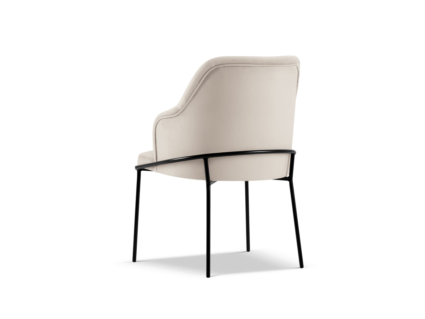 Kėdė Cosmopolitan Design Sandrine, smėlio/juoda цена и информация | Virtuvės ir valgomojo kėdės | pigu.lt