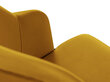 Kėdė Cosmopolitan Design Sandrine, geltona/juoda kaina ir informacija | Virtuvės ir valgomojo kėdės | pigu.lt