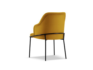 Кресло Cosmopolitan Design Sandrine, желтый/черный цвет цена и информация | Стулья для кухни и столовой | pigu.lt