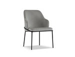Кресло Cosmopolitan Design Sandrine, серый/черный цвет