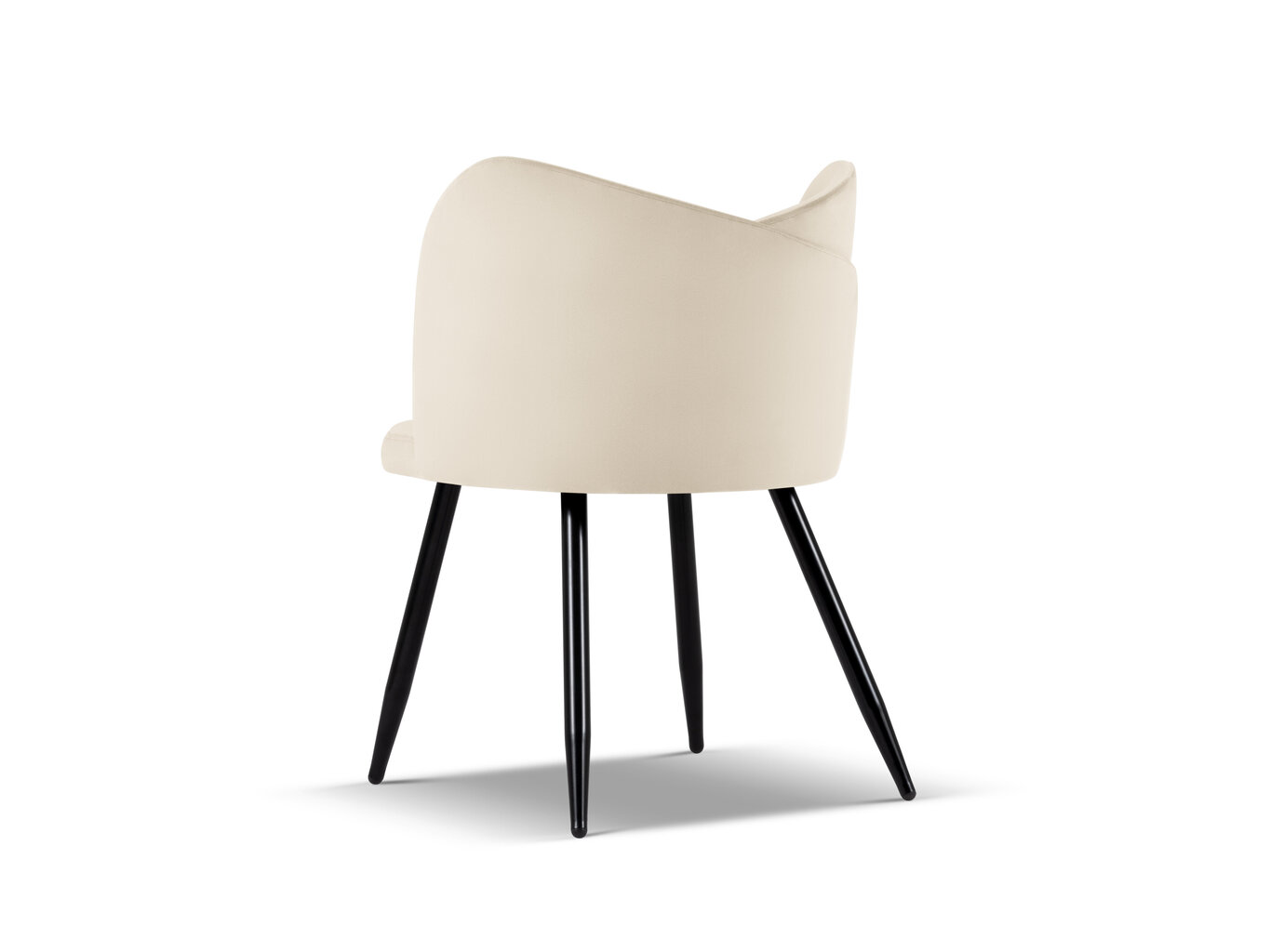 2-ių kėdžių komplektas Cosmopolitan Design Santana, smėlio цена и информация | Virtuvės ir valgomojo kėdės | pigu.lt