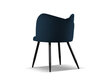 2-ių kėdžių komplektas Cosmopolitan Design Santana, mėlynas kaina ir informacija | Virtuvės ir valgomojo kėdės | pigu.lt