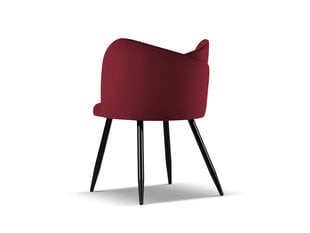 Kėdė Cosmopolitan Design Santana, raudona/juoda kaina ir informacija | Virtuvės ir valgomojo kėdės | pigu.lt