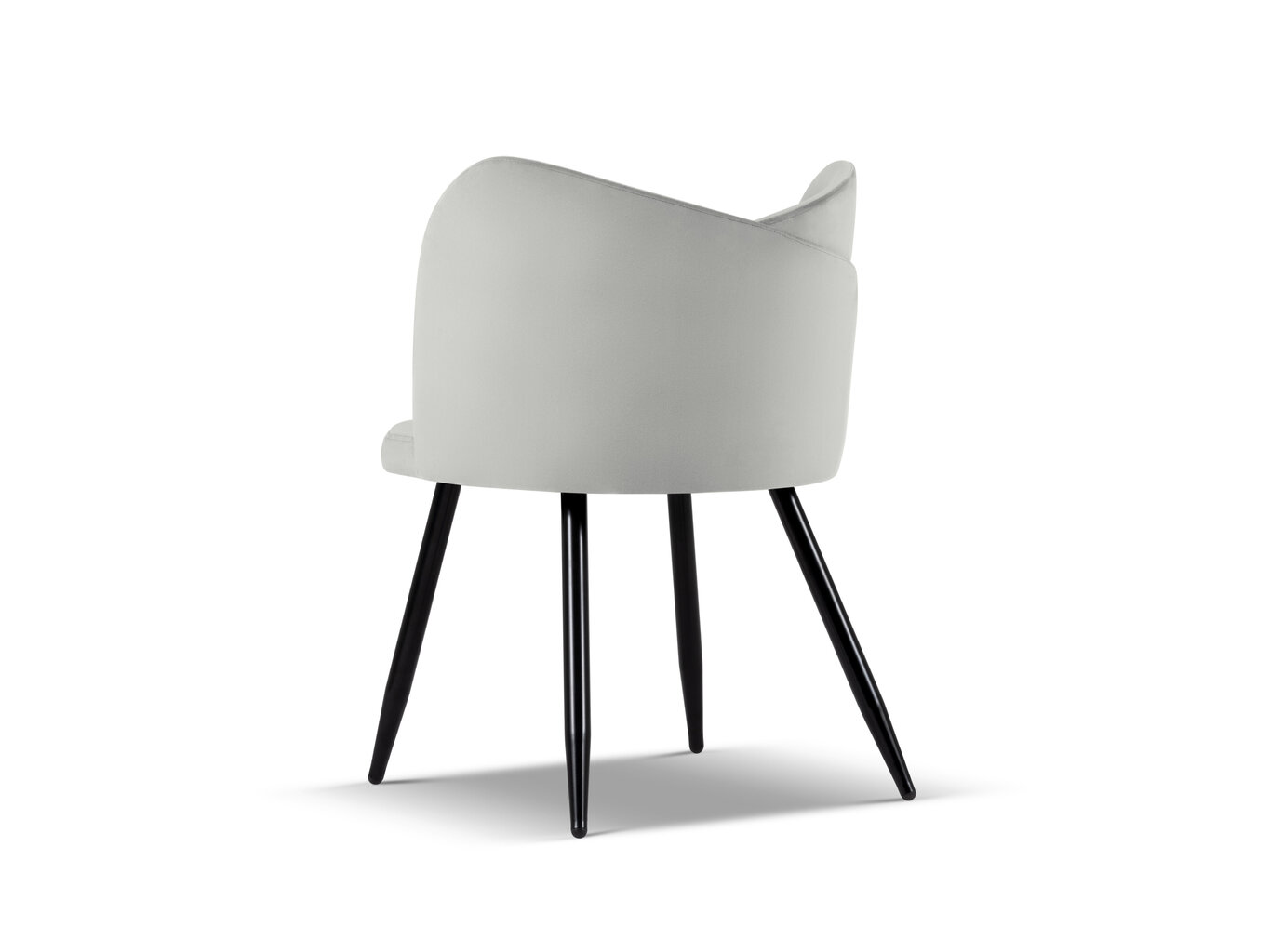 Kėdė Cosmopolitan Design Santana, pilka/juoda kaina ir informacija | Virtuvės ir valgomojo kėdės | pigu.lt