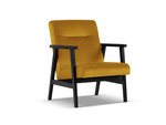 Кресло Cosmopolitan Design Tomar, желтый/черный цвет