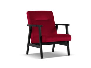 Fotelis Cosmopolitan Design Tomar, raudonas/juodas kaina ir informacija | Svetainės foteliai | pigu.lt