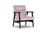 Fotelis Cosmopolitan Design Tomar, rožinis/juodas