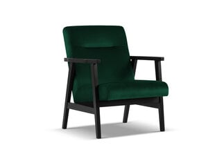 Fotelis Cosmopolitan Design Tomar, žalias/juodas kaina ir informacija | Svetainės foteliai | pigu.lt