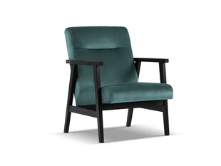 Fotelis Cosmopolitan Design Tomar, žalias/juodas kaina ir informacija | Svetainės foteliai | pigu.lt