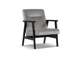 Кресло Cosmopolitan Design Tomar, серый/черный цвет цена и информация | Кресла в гостиную | pigu.lt