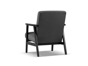 Fotelis Cosmopolitan Design Tomar, pilkas/juodas kaina ir informacija | Svetainės foteliai | pigu.lt