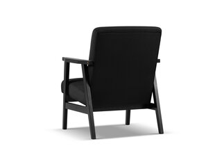 Fotelis Cosmopolitan Design Tomar, juodas kaina ir informacija | Svetainės foteliai | pigu.lt
