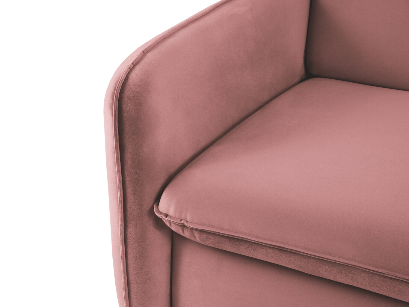 Sofa-lova Cosmopolitan Design Vienna, rožinė цена и информация | Sofos | pigu.lt
