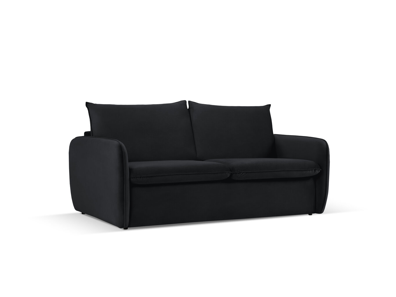 Sofa-lova Cosmopolitan Design Vienna, juoda цена и информация | Sofos | pigu.lt