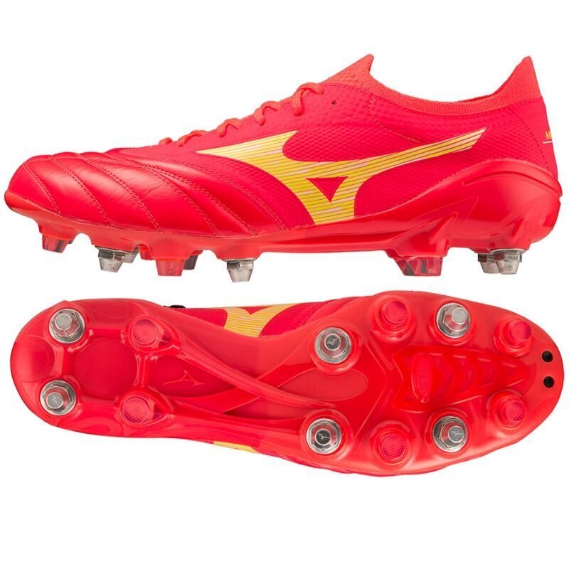 Futbolo batai vyrams Mizuno Morelia Neo IV Beta Elite Mix SG M P1GC234264, raudoni цена и информация | Futbolo bateliai | pigu.lt