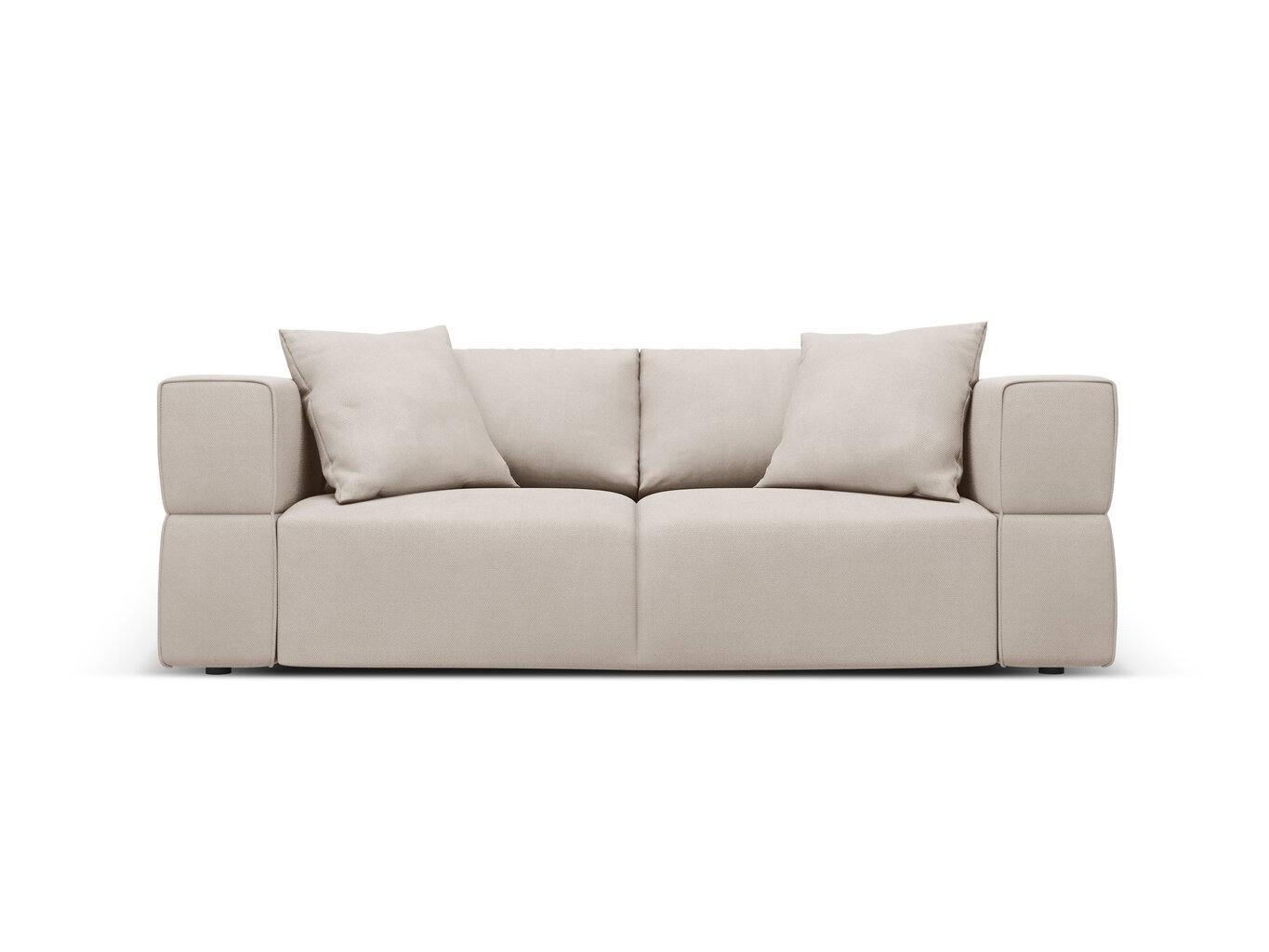 Sofa Milo Casa Esther, 214x103x78 cm, pilka kaina ir informacija | Sofos | pigu.lt