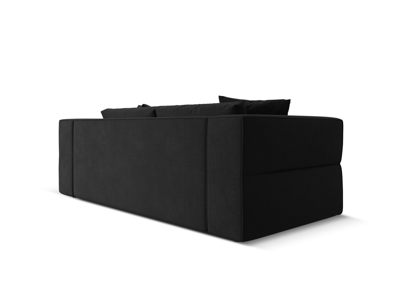 Sofa Milo Casa Esther, 214x103x78 cm, juoda цена и информация | Sofos | pigu.lt