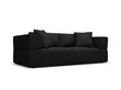 Sofa Milo Casa Esther, 214x103x78 cm, juoda цена и информация | Sofos | pigu.lt